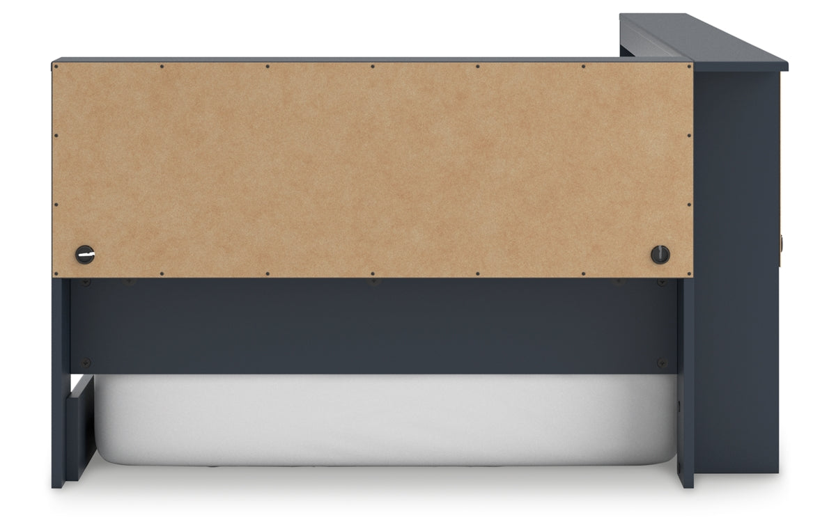 Simmenfort Twin Bookcase Storage Bed