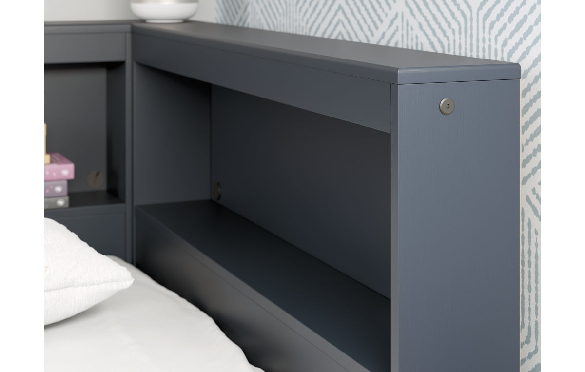 Simmenfort Twin Bookcase Storage Bed
