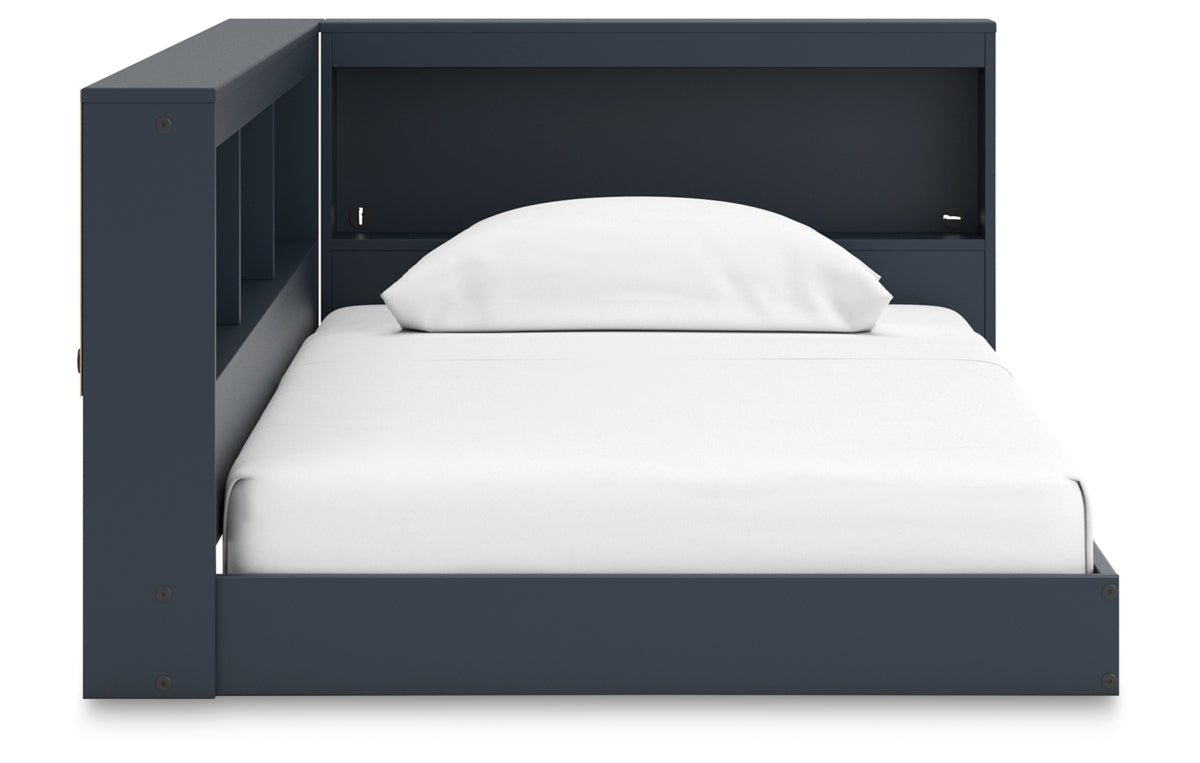 Simmenfort Twin Bookcase Storage Bed