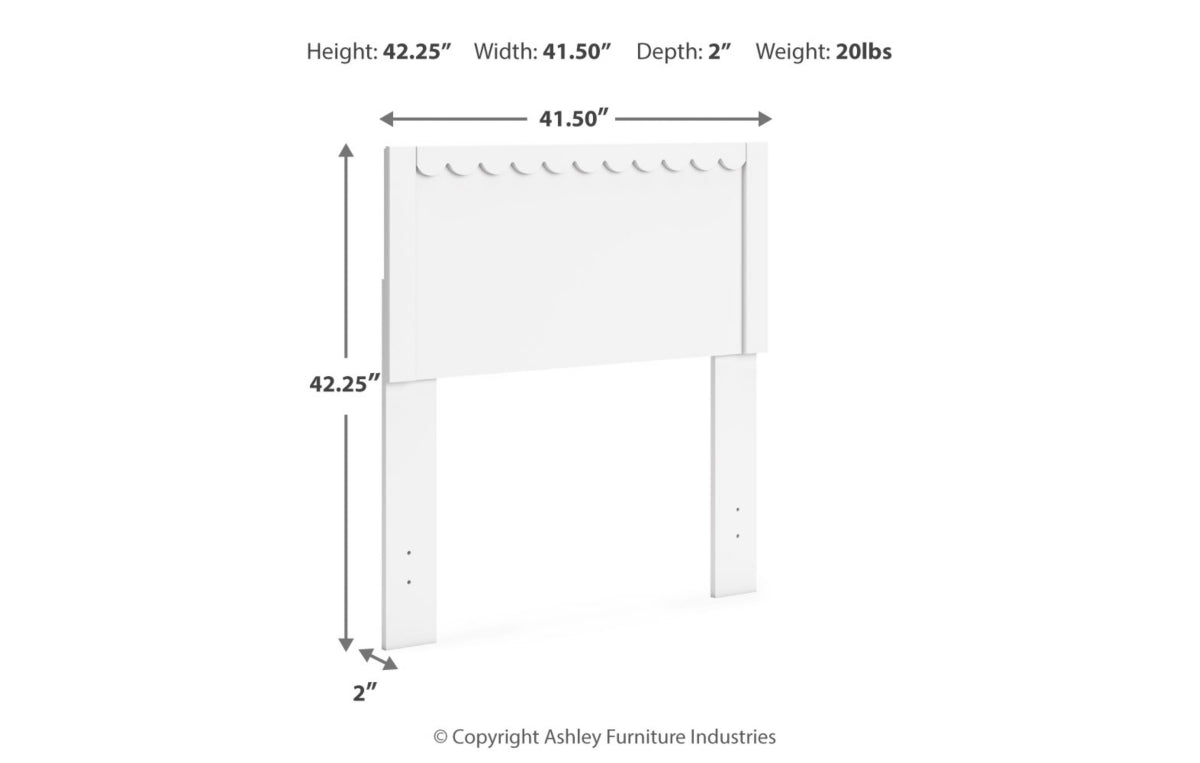 Hallityn Twin Panel Headboard