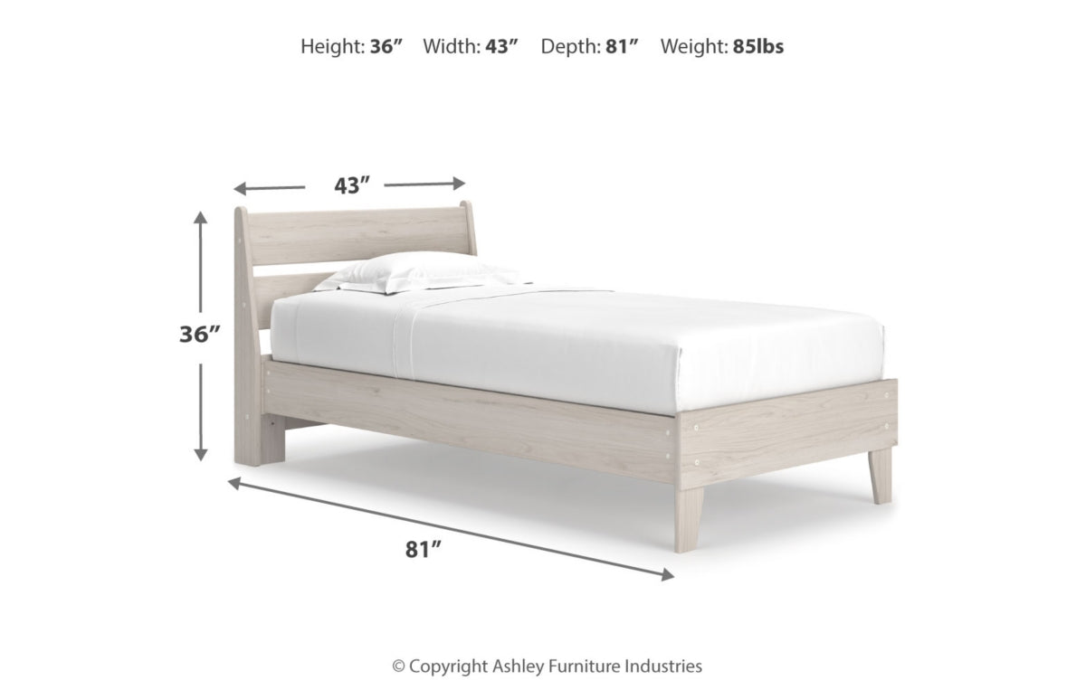 Socalle Twin Panel Platform Bed