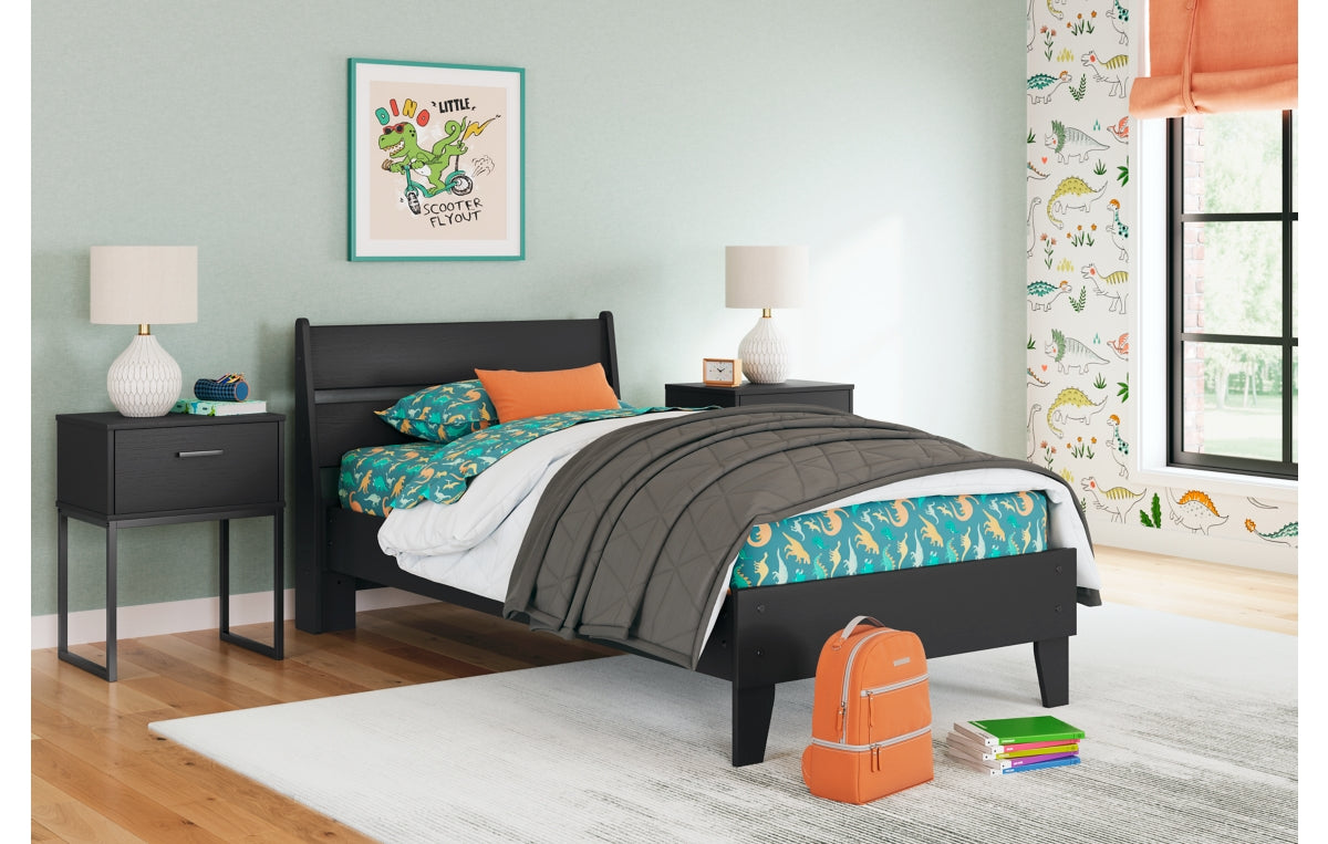 Socalle Twin Panel Platform Bed