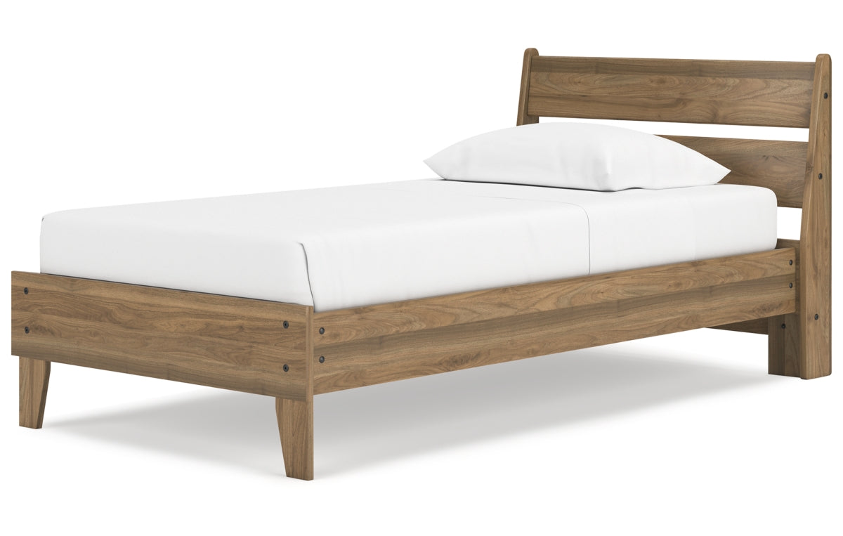 Deanlow Twin Platform Panel Bed