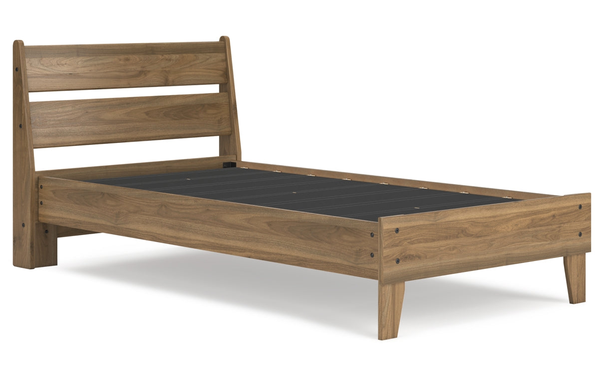 Deanlow Twin Platform Panel Bed