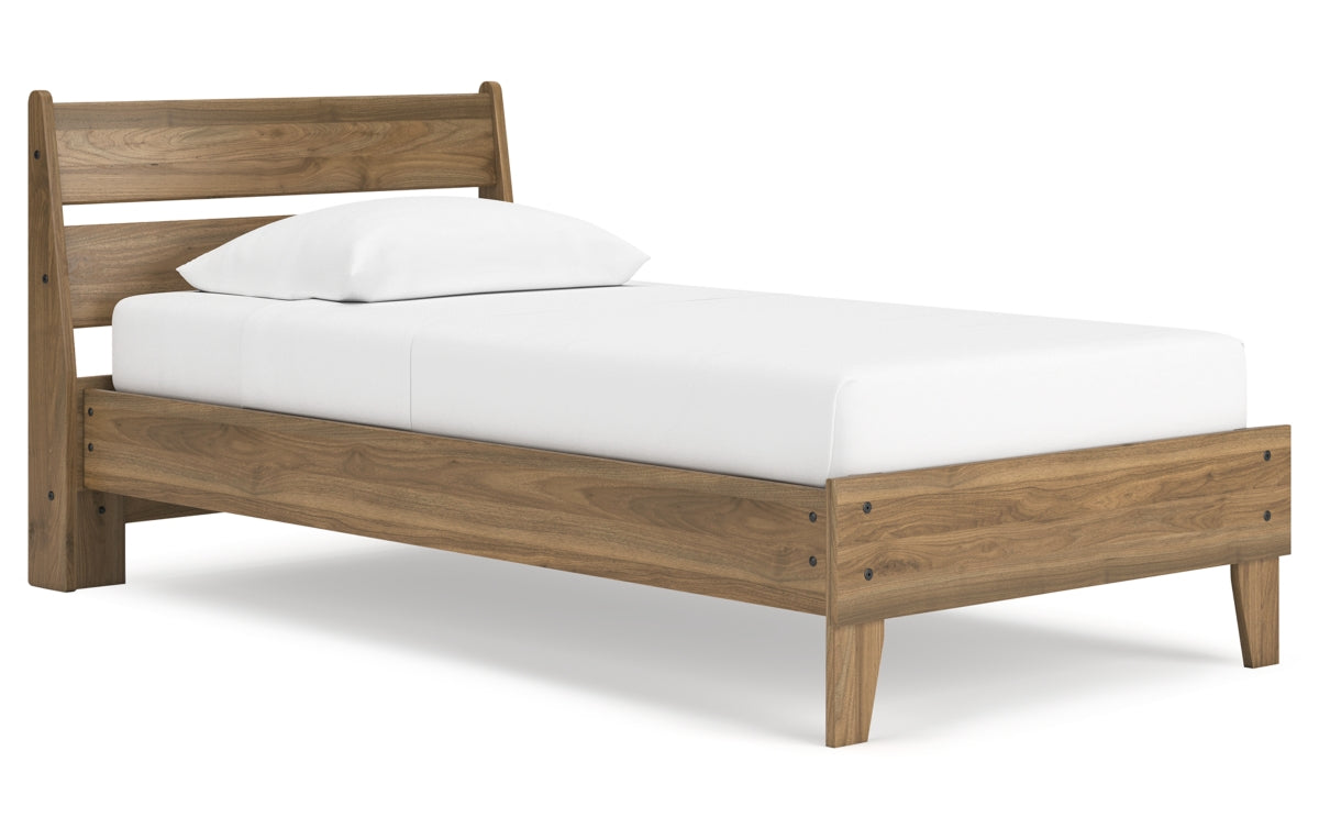 Deanlow Twin Platform Panel Bed