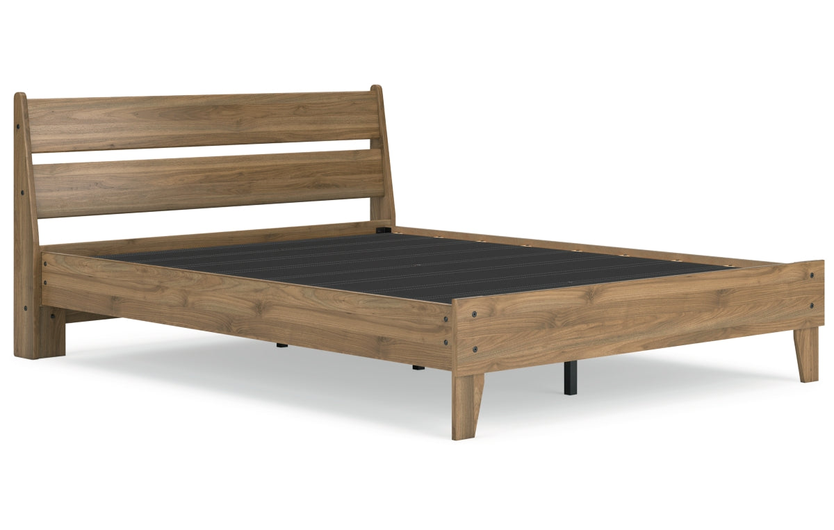 Deanlow Queen Platform Panel Bed