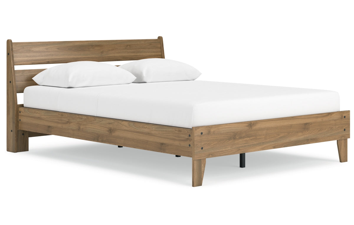 Deanlow Queen Platform Panel Bed