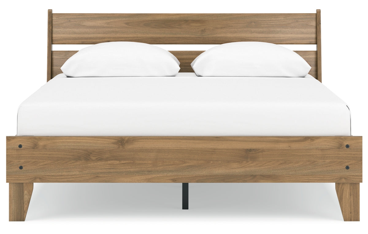 Deanlow Queen Platform Panel Bed