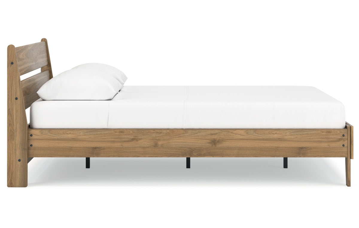 Deanlow Queen Platform Panel Bed