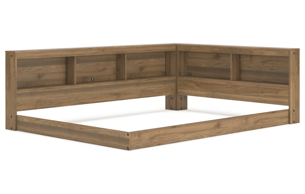 Deanlow Full Bookcase Storage Bed