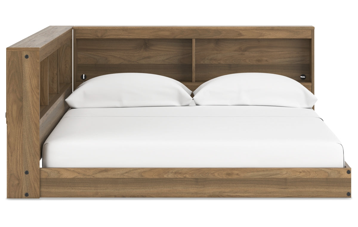 Deanlow Full Bookcase Storage Bed