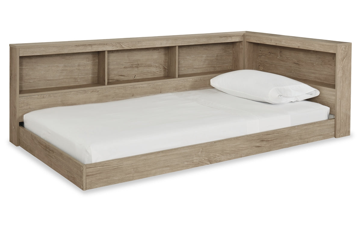 Oliah Twin Bookcase Storage Bed