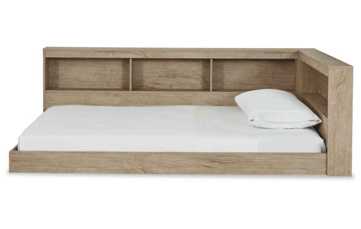 Oliah Twin Bookcase Storage Bed