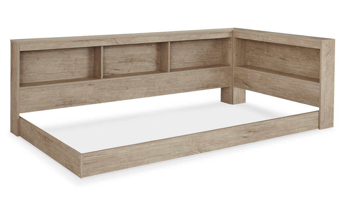 Oliah Twin Bookcase Storage Bed