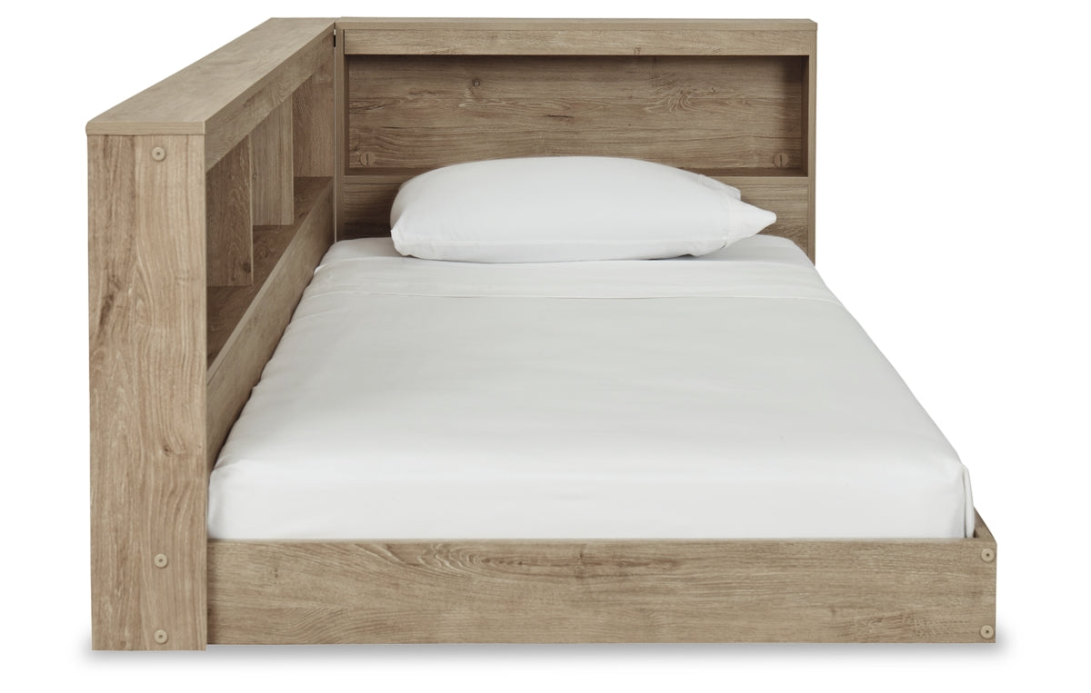 Oliah Twin Bookcase Storage Bed