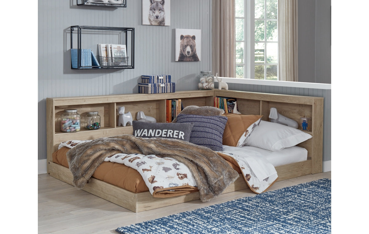 Oliah Full Bookcase Storage Bed