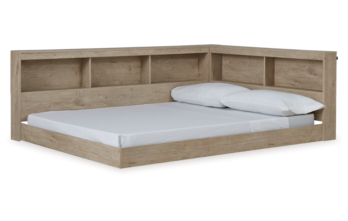 Oliah Full Bookcase Storage Bed