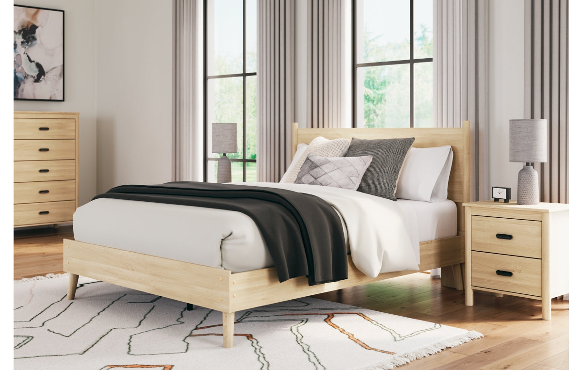 Cabinella Queen Platform Panel Bed
