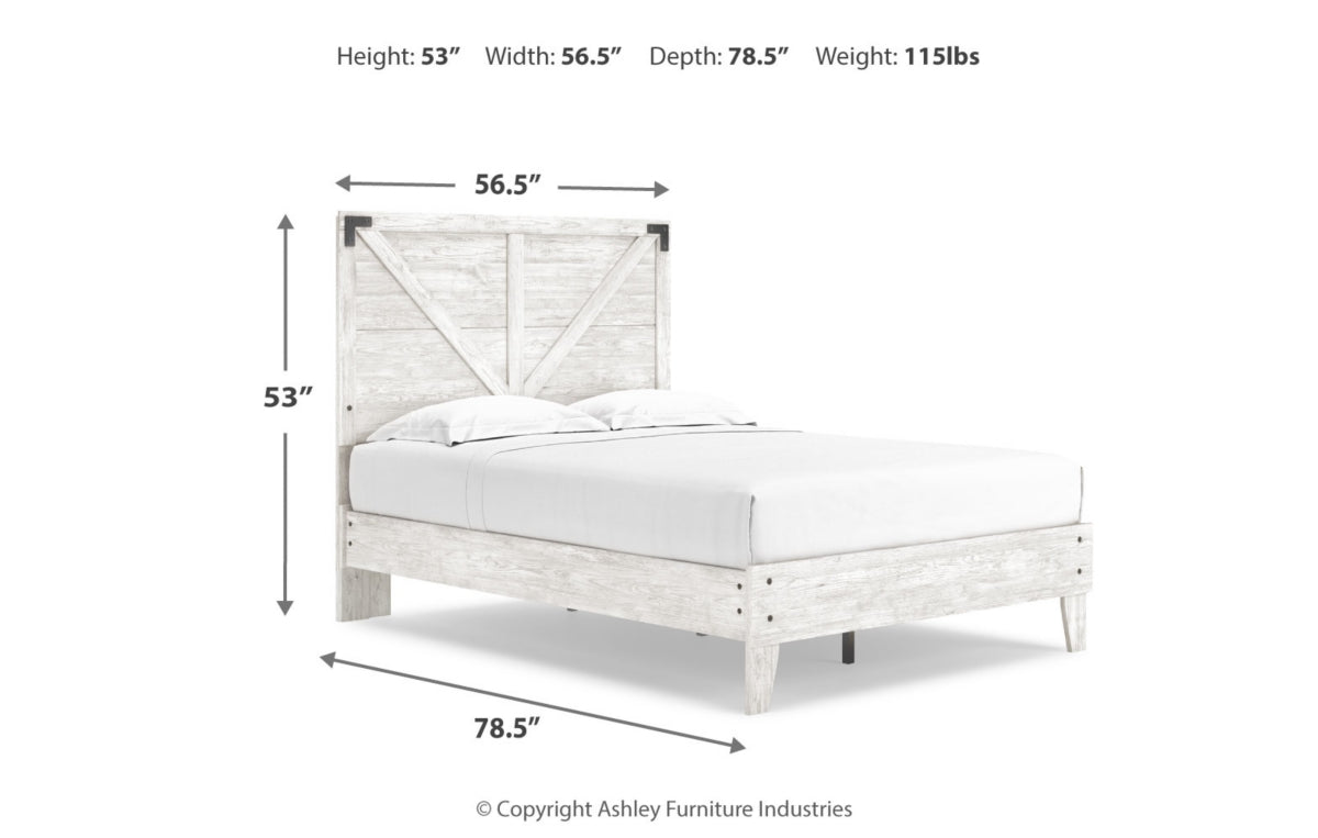Shawburn Full Crossbuck Panel Platform Bed