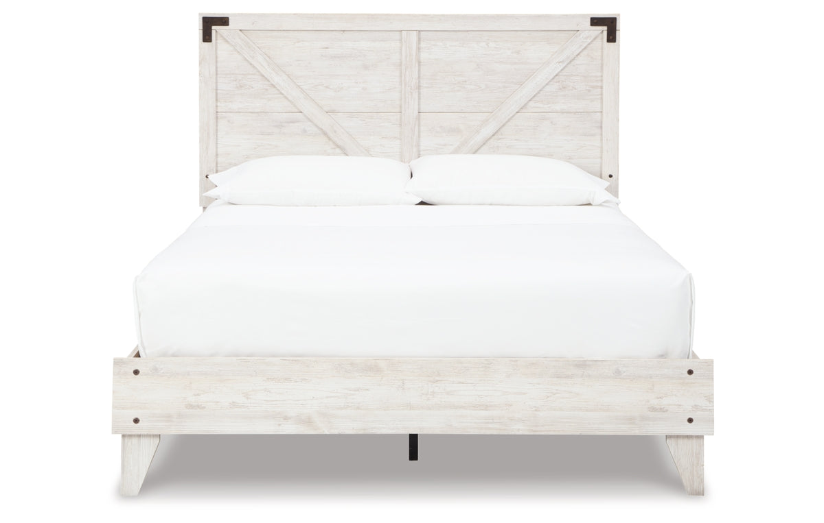 Shawburn Queen Crossbuck Panel Platform Bed