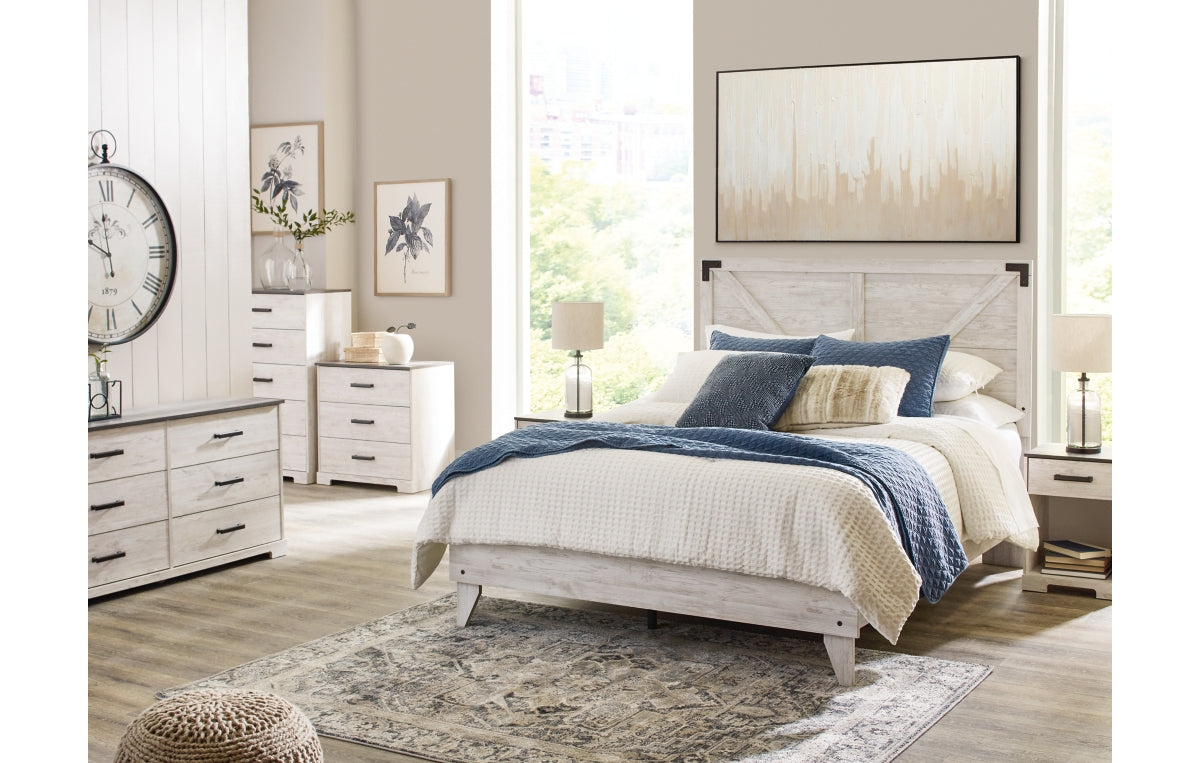 Shawburn Queen Crossbuck Panel Platform Bed