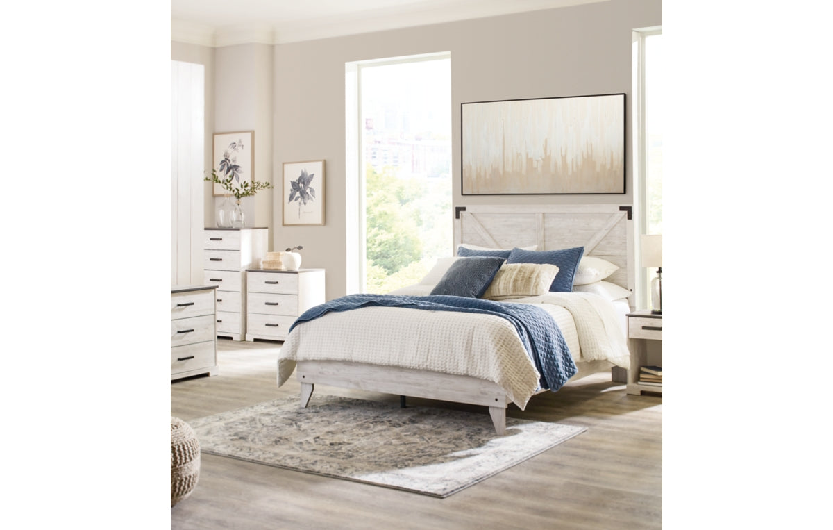 Shawburn Queen Crossbuck Panel Platform Bed