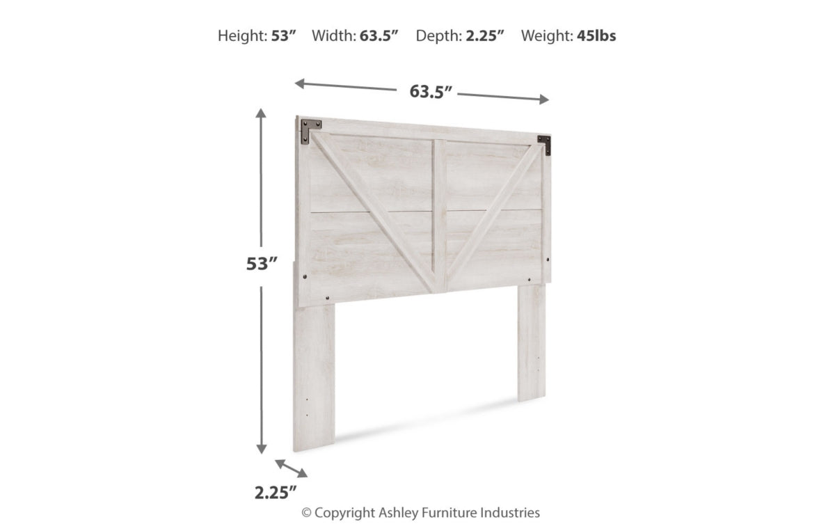 Shawburn Queen Crossbuck Panel Headboard