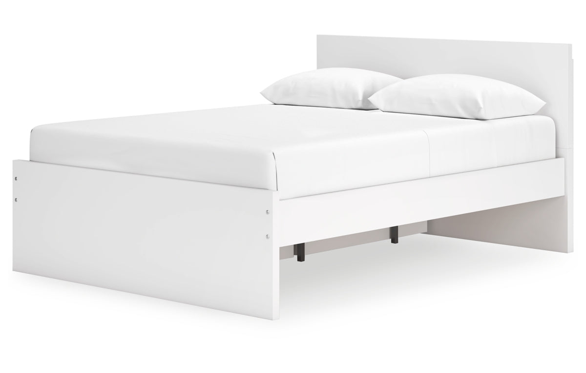 Onita Queen Panel Platform Bed with 1 Side Storage