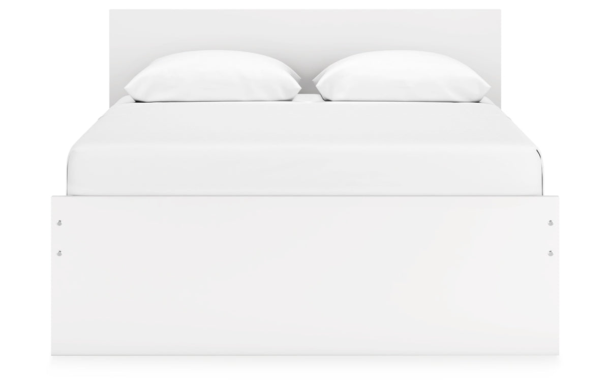 Onita Queen Panel Platform Bed with 1 Side Storage