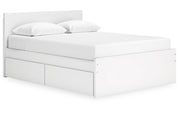 Onita Queen Panel Platform Bed with 2 Side Storage