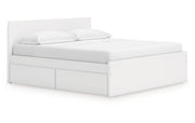 Onita King Panel Platform Bed with Storage