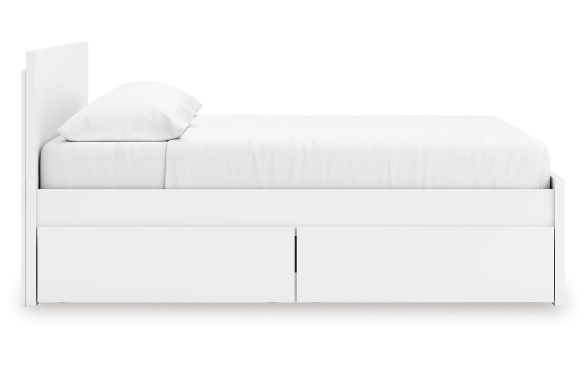Onita King Panel Platform Bed with Storage