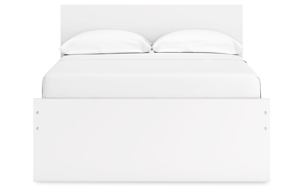 Onita Full Panel Platform Bed with 1 Side Storage