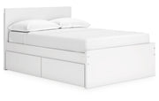 Onita Full Panel Platform Bed with 2 Side Storage