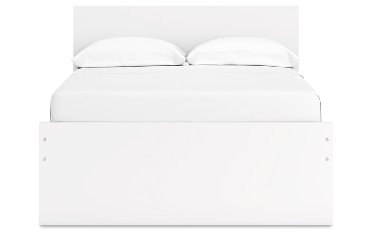 Onita Full Panel Platform Bed with 2 Side Storage