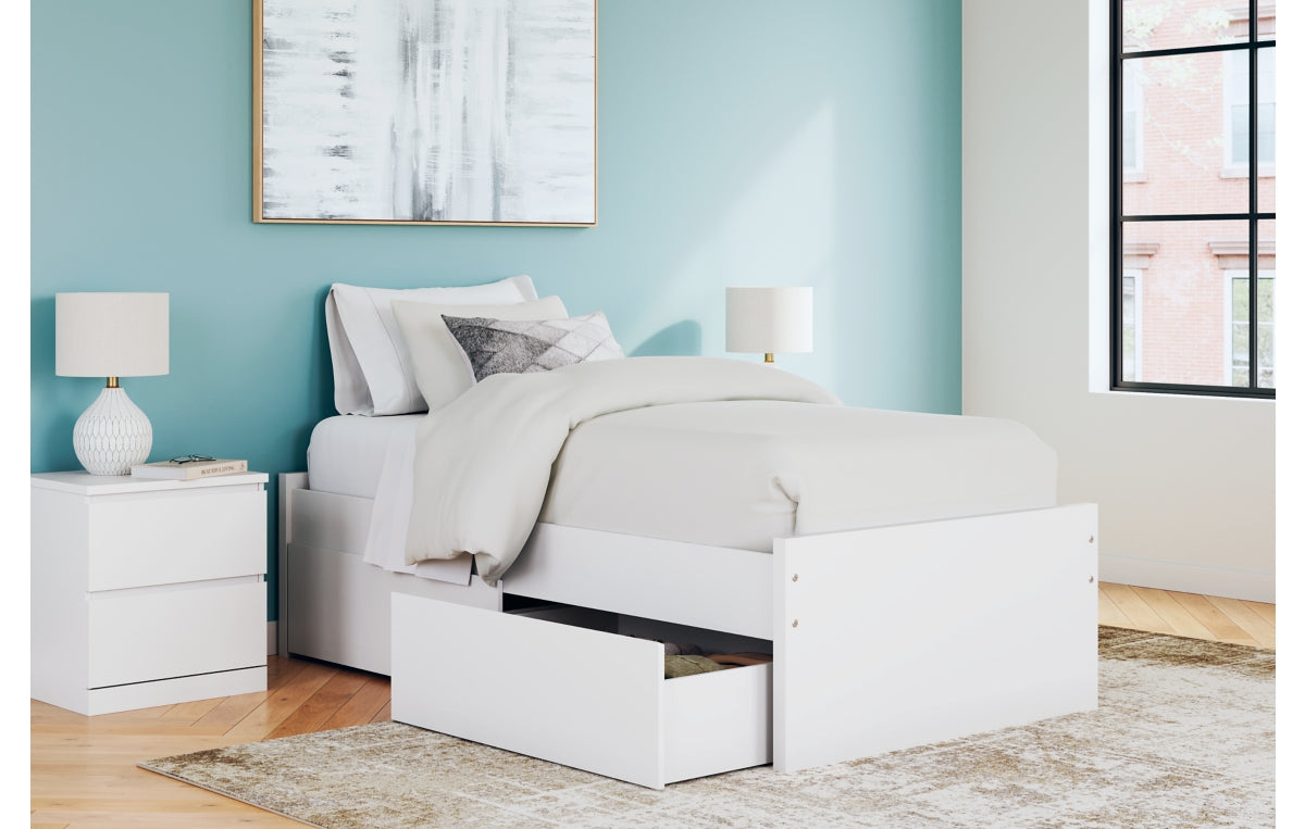 Onita Twin Platform Bed with 1 Side Storage