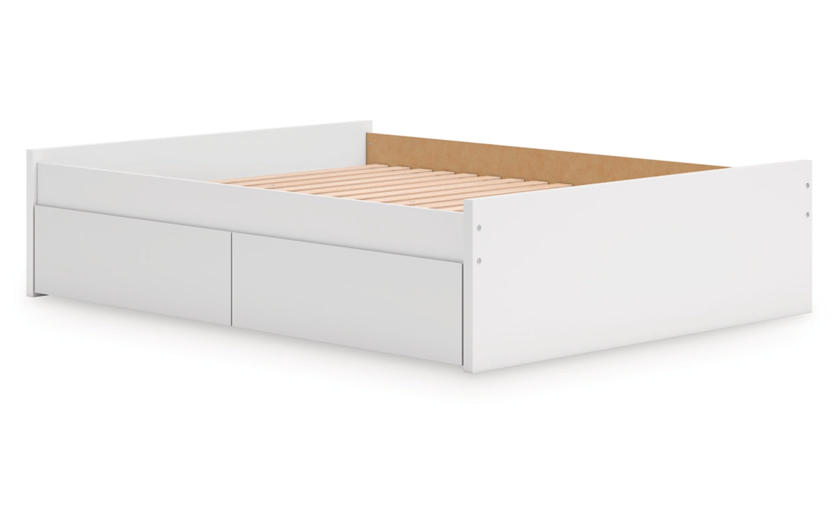 Onita Queen Platform Bed with 1 Side Storage