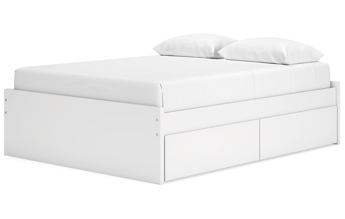 Onita Queen Platform Bed with 2 Side Storage