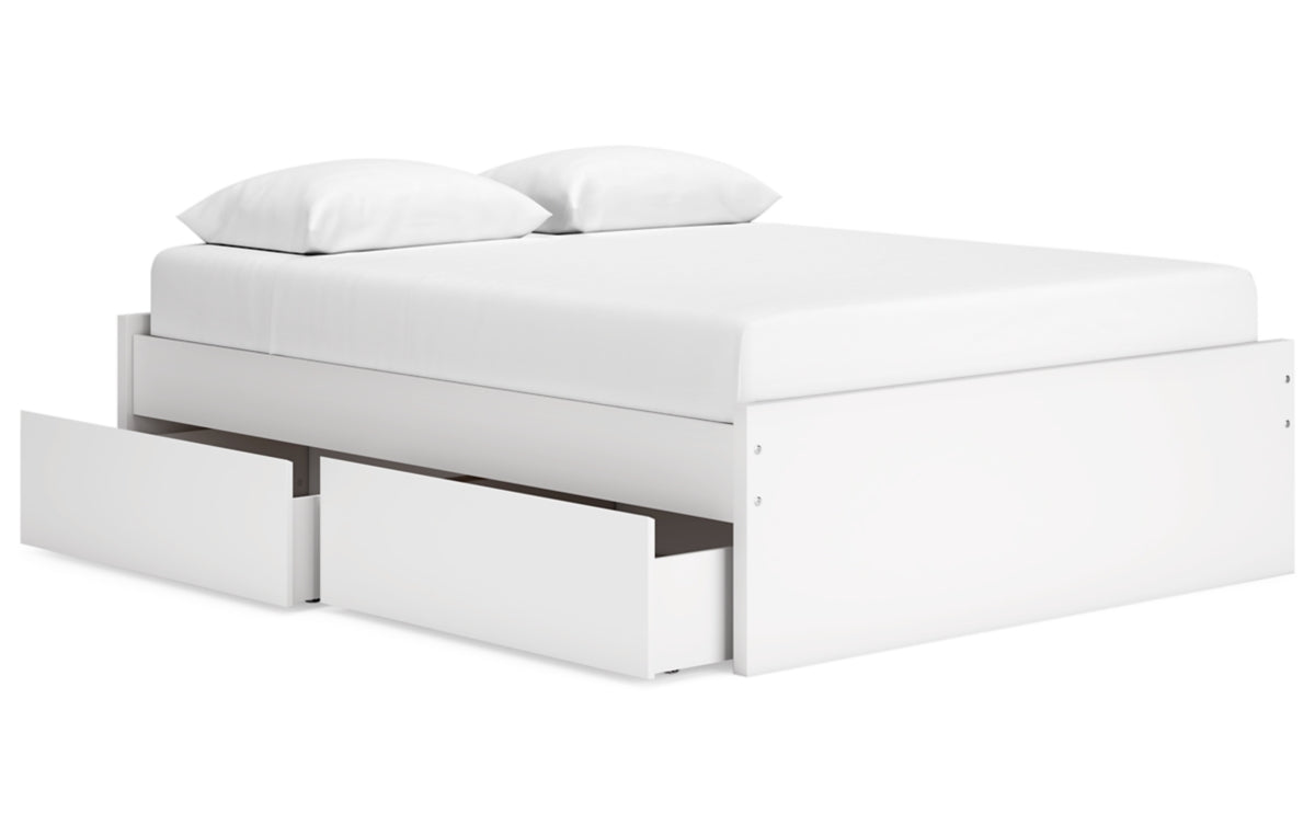 Onita Queen Platform Bed with 2 Side Storage