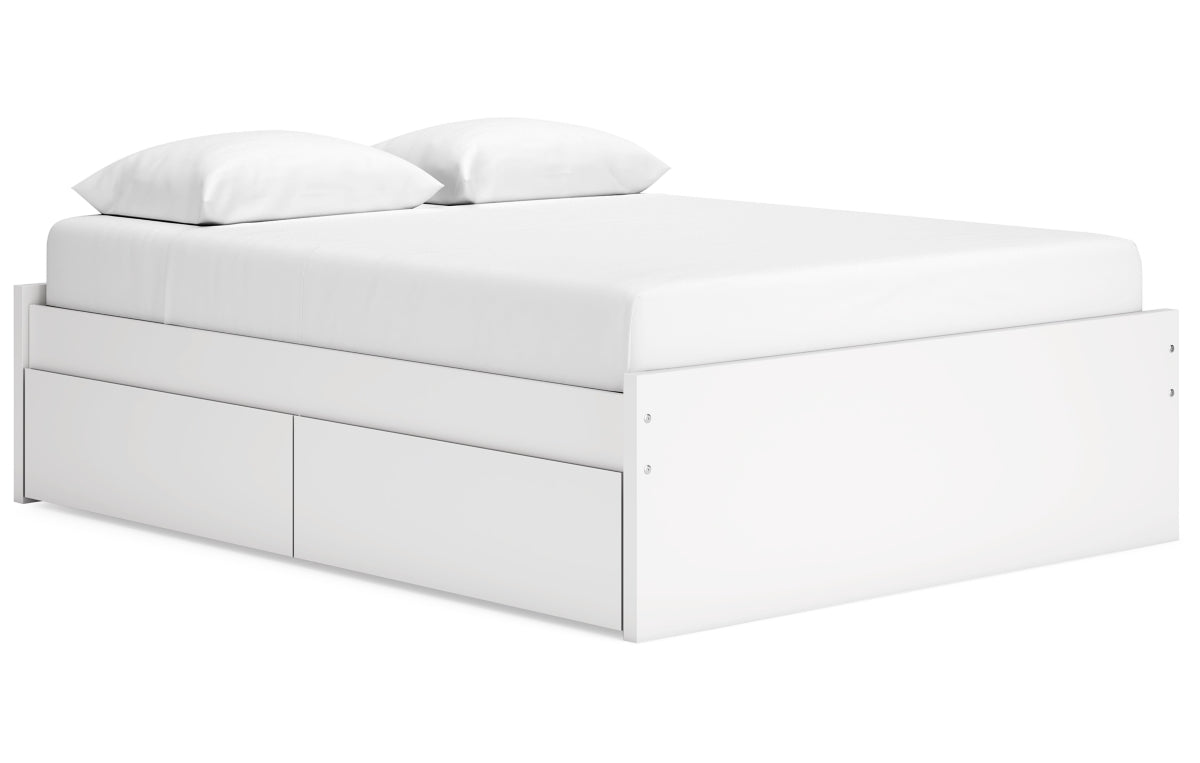 Onita Queen Platform Bed with 2 Side Storage