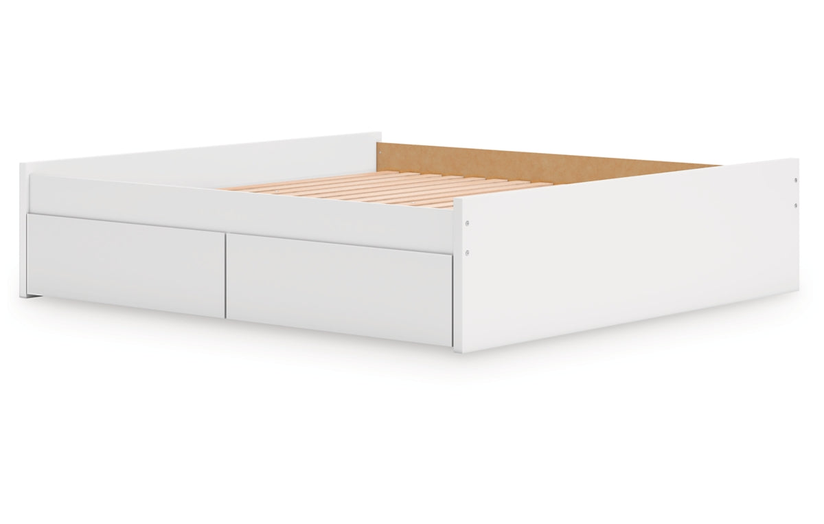Onita King Platform Bed with 1 Side Storage