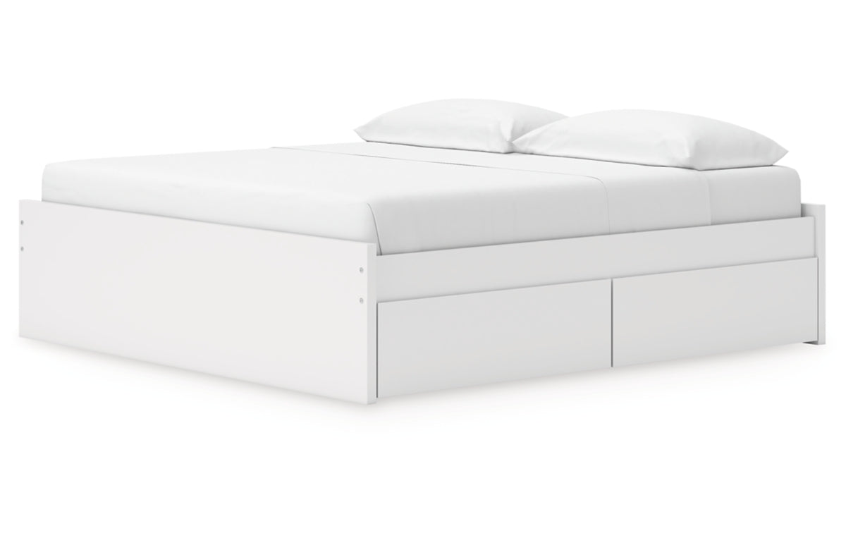 Onita King Platform Bed with 2 Side Storage