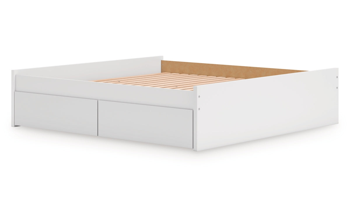 Onita King Platform Bed with 2 Side Storage