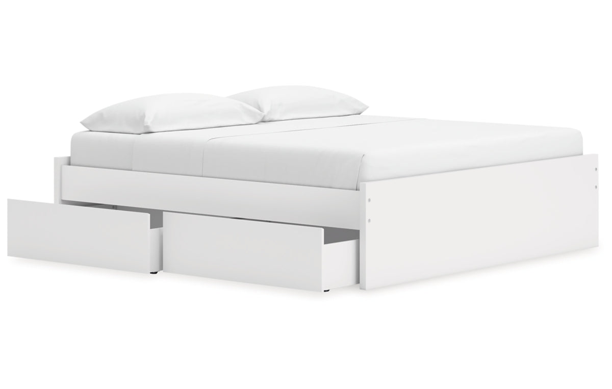 Onita King Platform Bed with 2 Side Storage