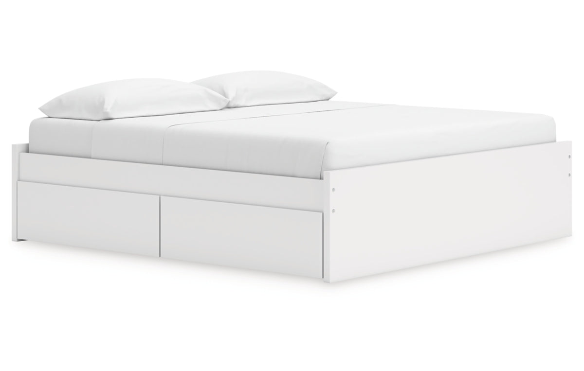 Onita King Platform Bed with 2 Side Storage