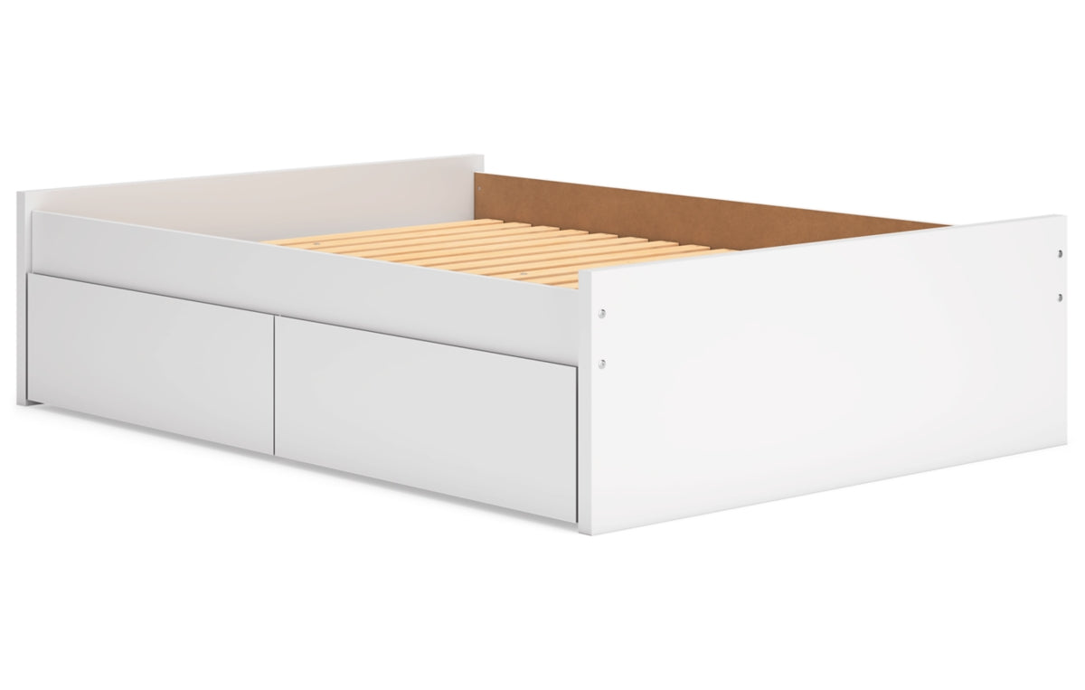 Onita Full Platform Bed with 1 Side Storage