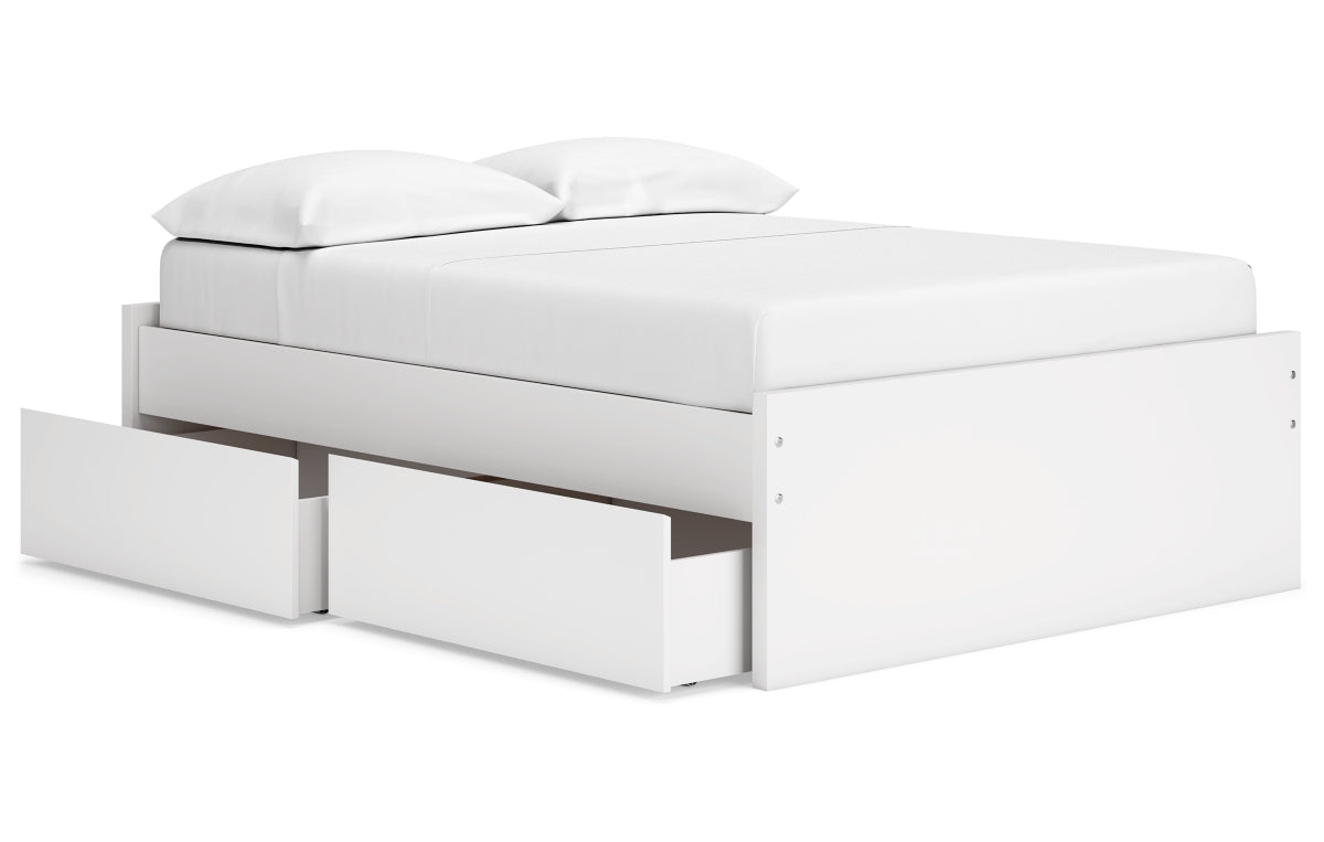 Onita Full Platform Bed with 1 Side Storage