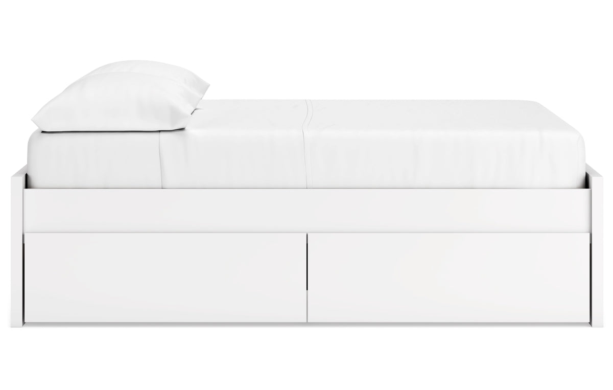 Onita Full Platform Bed with 1 Side Storage