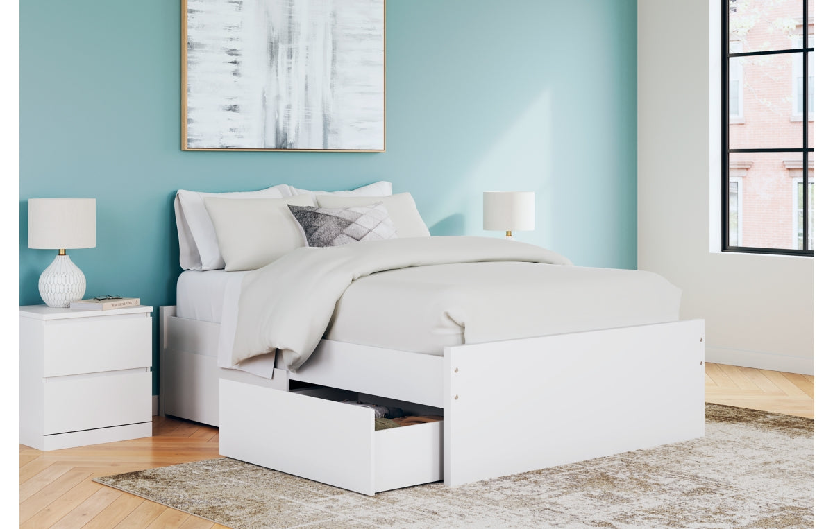 Onita Full Platform Bed with 2 Side Storage