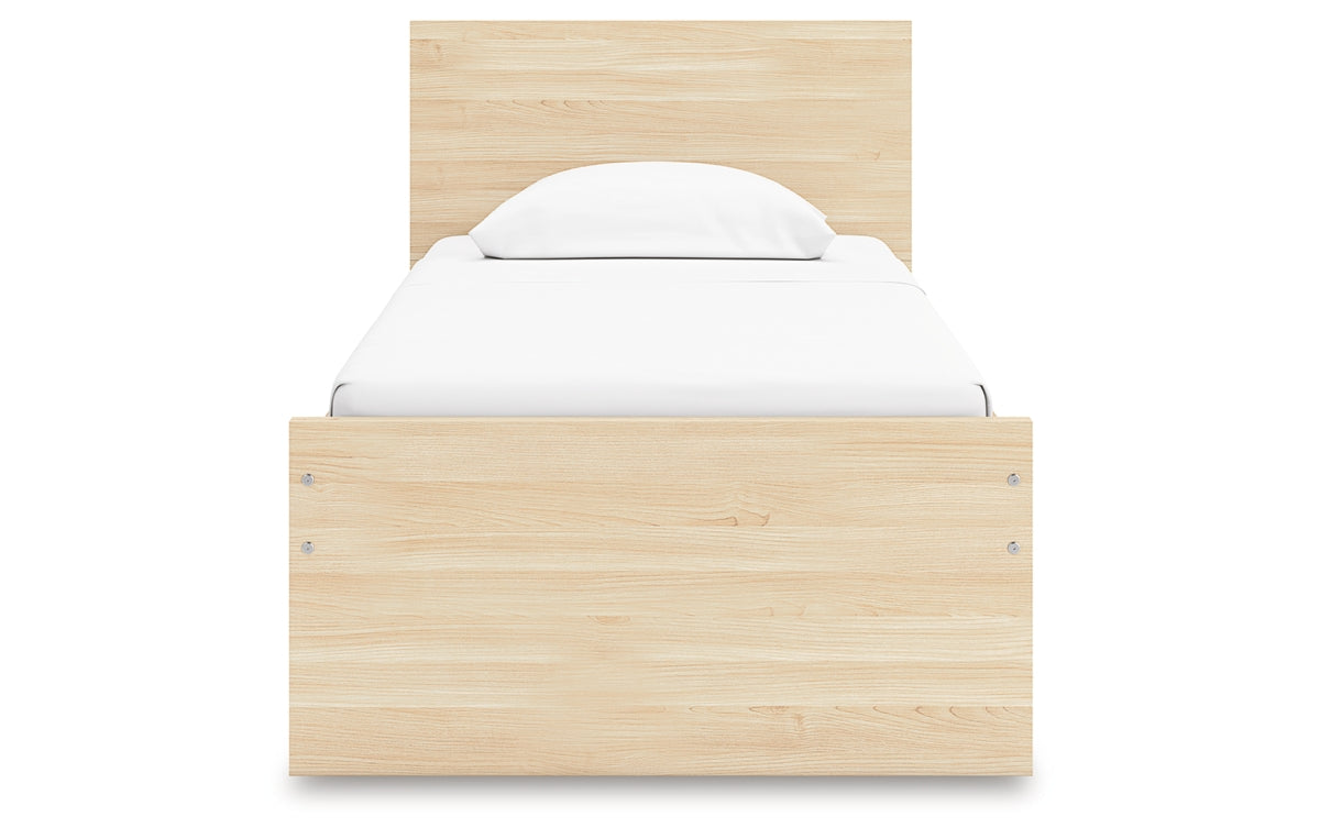 Onita Twin Panel Platform Bed with 1 Side Storage